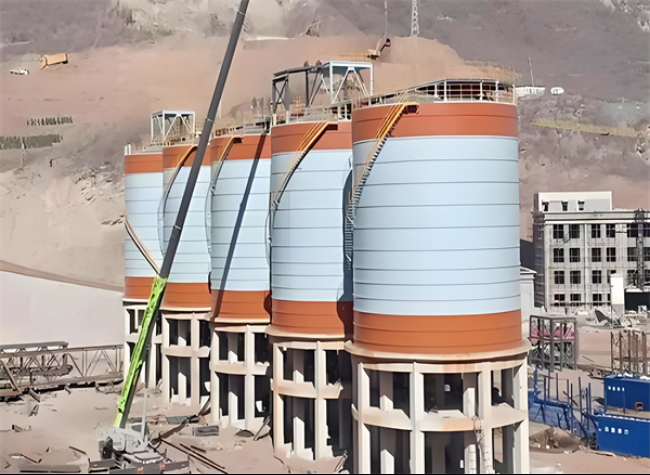 石狮高架钢板仓